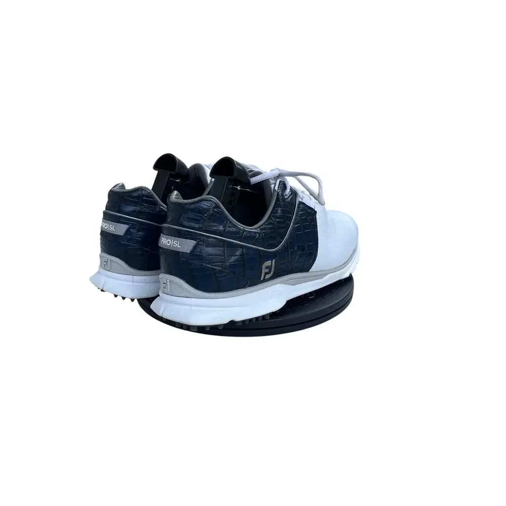 Mens FootJoy Pro|SL Carbon Golf Shoes Size 10.5 Blue White